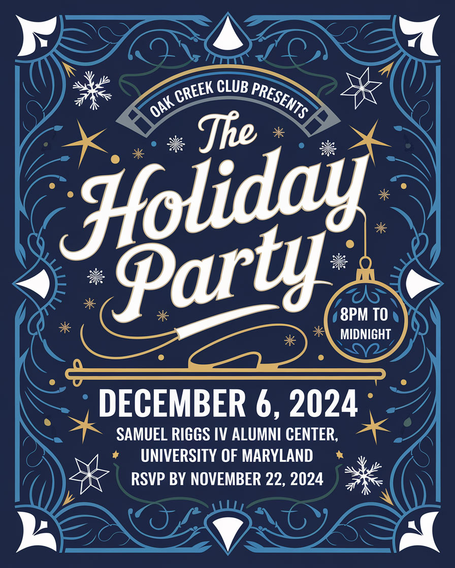 2024 Oak Creek Club Annual Holiday Party- RSVP Link is Now Open!